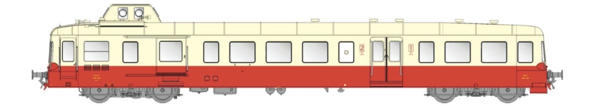 L.S. Models LS10117 - H0 - Triebwagen X3800-3926, SNCF, Ep. IV